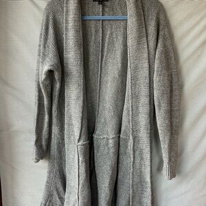 Banana Republic Heather Gray Women's Cardigan